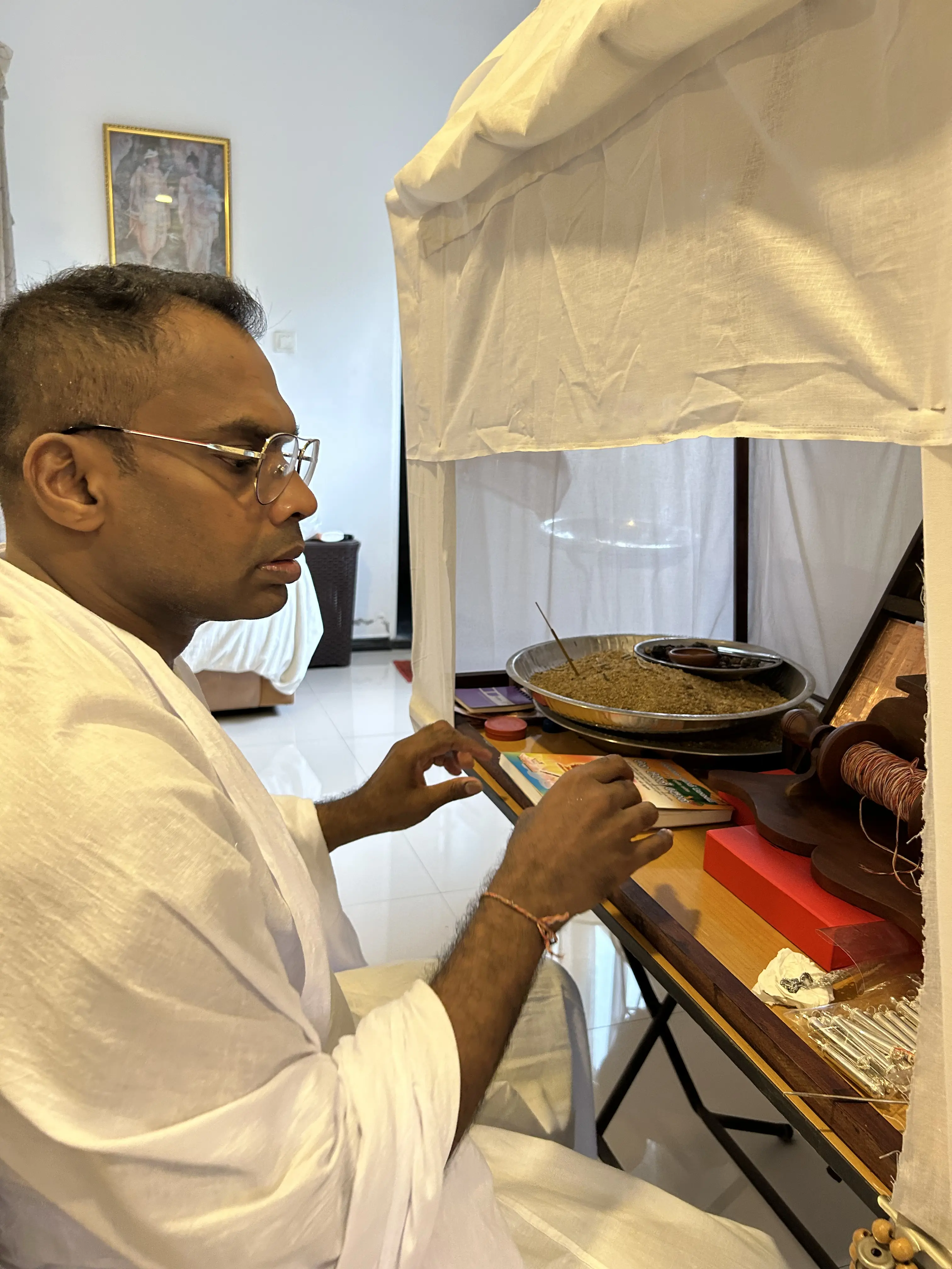 Scenic outdoor healing area